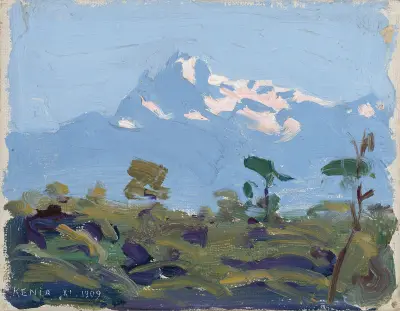 Mount Kenya av Akseli Gallen-Kallela