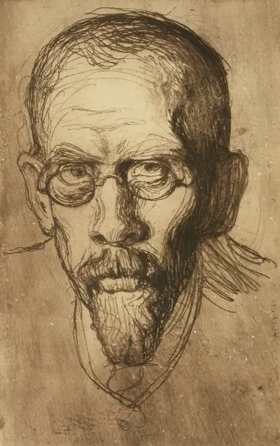 Pharmacist Filip Gallen, the Artist’s Brother av Akseli Gallen-Kallela