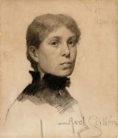 Portrait of a Woman av Akseli Gallen-Kallela