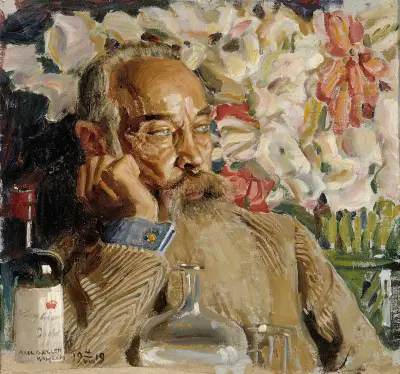 Porträt von Sigurd Wettenhovi-Aspa von Akseli Gallen-Kallela