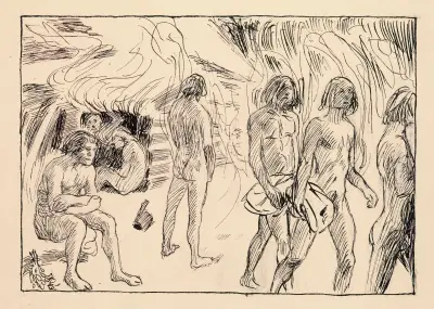 Saunasta tultua, 11. luku av Akseli Gallen-Kallela
