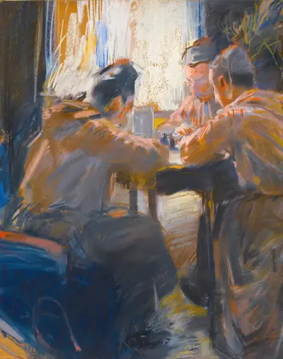 The Card Players av Akseli Gallen-Kallela