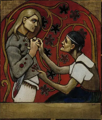 The Fratricide av Akseli Gallen-Kallela