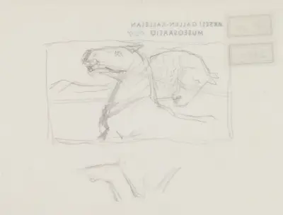 The Great Kalevala, Poem III, horses von Akseli Gallen-Kallela