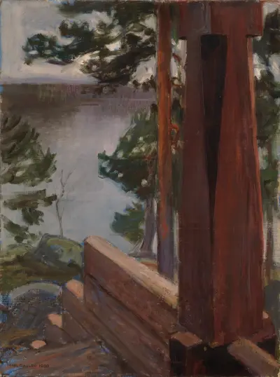 The Kalela Porch av Akseli Gallen-Kallela
