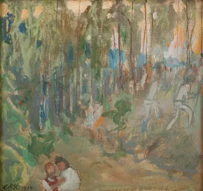 Vainovalkeat av Akseli Gallen-Kallela