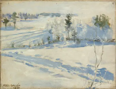 Winter Landscape, Akseli Gallen-Kallela
