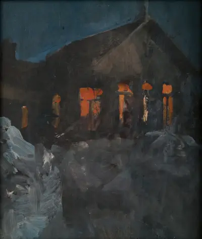 Yömaisema Malmilta, Akseli Gallen-Kallela