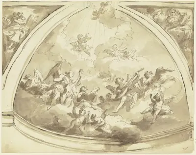 Angels concert av Gaspare Diziani