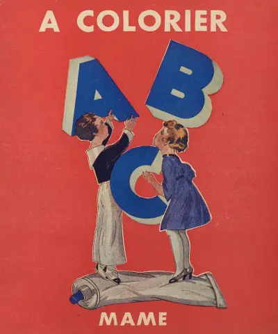 A. B. C. à colorier Pl.01 av Gaston Marechaux