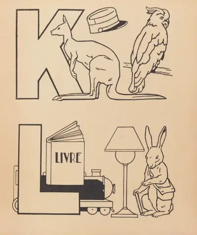 A. B. C. à colorier Pl.13 av Gaston Marechaux