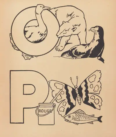 A. B. C. à colorier Pl.17 av Gaston Marechaux