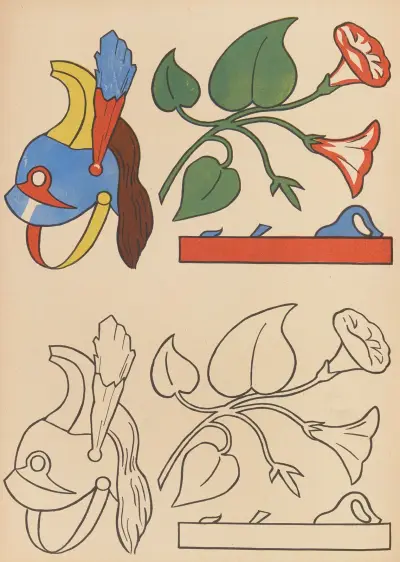 Målarbok pl. 11 av Gaston Marechaux
