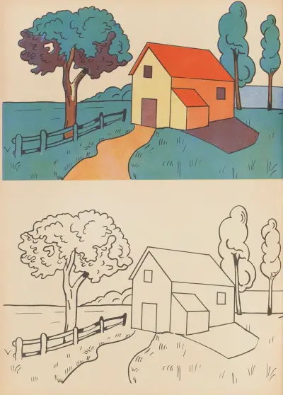 Album à colorier Pl.15 av Gaston Marechaux