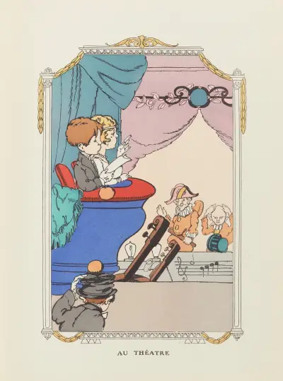 På teatern av Gaston Marechaux