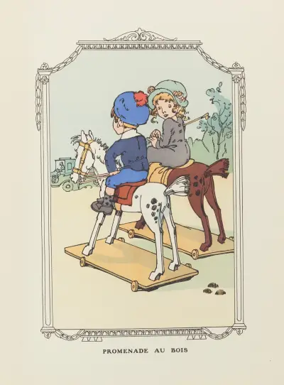 Promenad i skogen av Gaston Marechaux