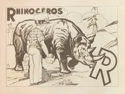 Rhinocéros av Gaston Marechaux