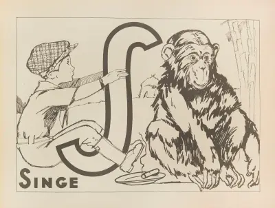 Singe av Gaston Marechaux