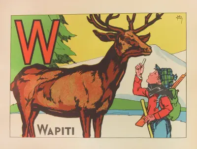 Wapiti av Gaston Marechaux