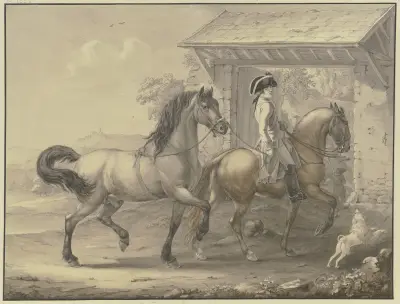 Deutsche Pferde aus Friesland und Holstein av Johann Georg Pforr