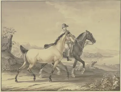 English horses av Johann Georg Pforr