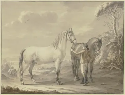 Neapolitan horses av Johann Georg Pforr