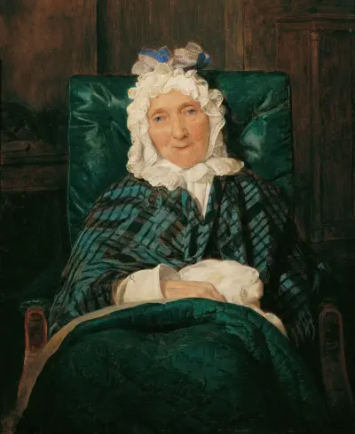 Aloisia Eltz im Lehnstuhl av Ferdinand Georg Waldmüller
