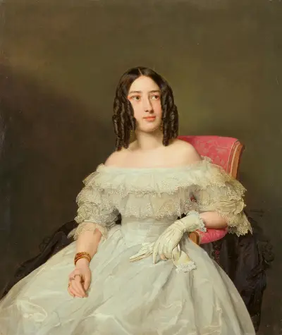Bildnis Frau Hanakamp (1793-1875) av Ferdinand Georg Waldmüller
