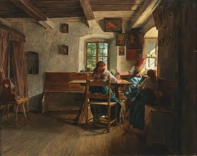 Der Abschied av Ferdinand Georg Waldmüller