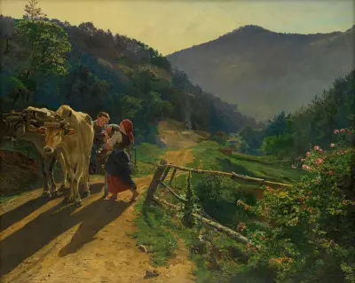 Rostid av Ferdinand Georg Waldmüller