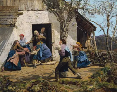 Den tillfrisknade av Ferdinand Georg Waldmüller