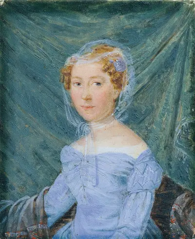 Frau Theresia Rupprecht av Ferdinand Georg Waldmüller