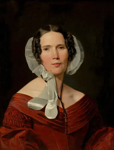 Frau von Bartsch av Ferdinand Georg Waldmüller