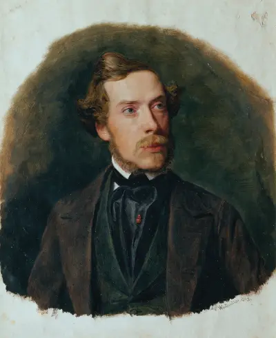 Gustav Barth, Chormeister des Wiener Männergesangsvereins av Ferdinand Georg Waldmüller