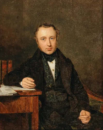 Porträt Josef von Stadler av Ferdinand Georg Waldmüller