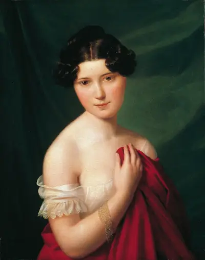 Hovskådespelerskan Sophie Müller av Ferdinand Georg Waldmüller