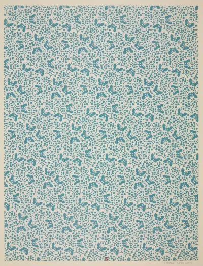 Ensemble de papiers de garde pour Eugène Verneau Pl.27 av George Auriol
