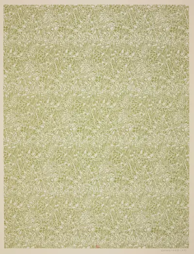 Ensemble de papiers de garde pour Eugène Verneau Pl.31 av George Auriol