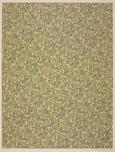 Ensemble de papiers de garde pour Eugène Verneau Pl.36 av George Auriol