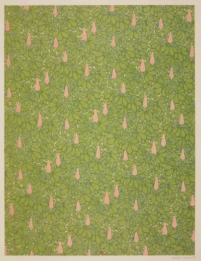 Ensemble de papiers de garde pour Eugène Verneau Pl.37 av George Auriol