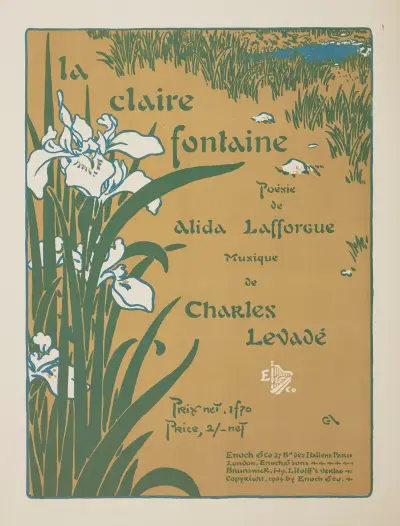 La claire fontaine av George Auriol