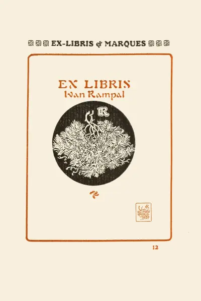Monogram, märken, sigill och exlibris, andra boken, pl. 10 av George Auriol