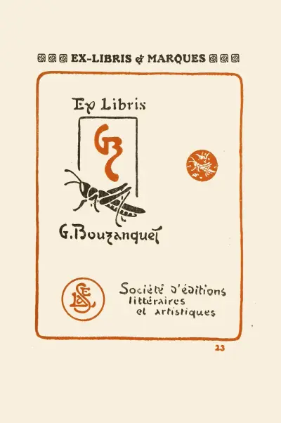 Andra boken om monogram, märken, sigill och exlibris, pl. 21 av George Auriol