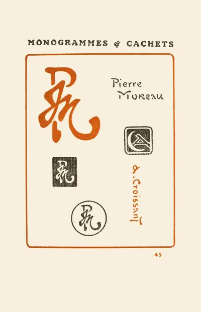 Andra boken om monogram, märken, sigill och exlibris, pl. 43 av George Auriol