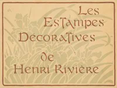 Henri Rivières dekorativa tryck av George Auriol