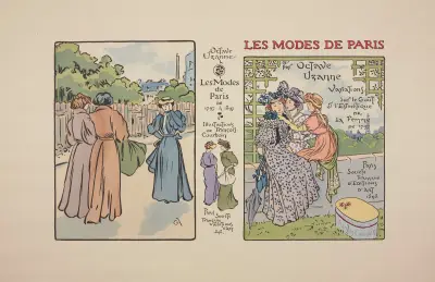 Paris mode – bokomslag av George Auriol