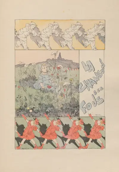 Kortspelsrundorna (Valet de Carreau) pl. 10 av George Auriol