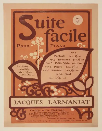 Leichte Suite für Klavier von George Auriol