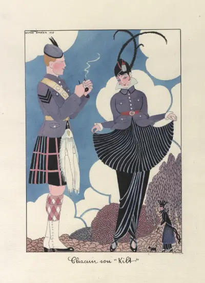 Var och en sin kilt av George Barbier