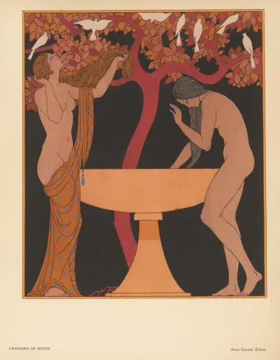 Chansons de bilitis av George Barbier